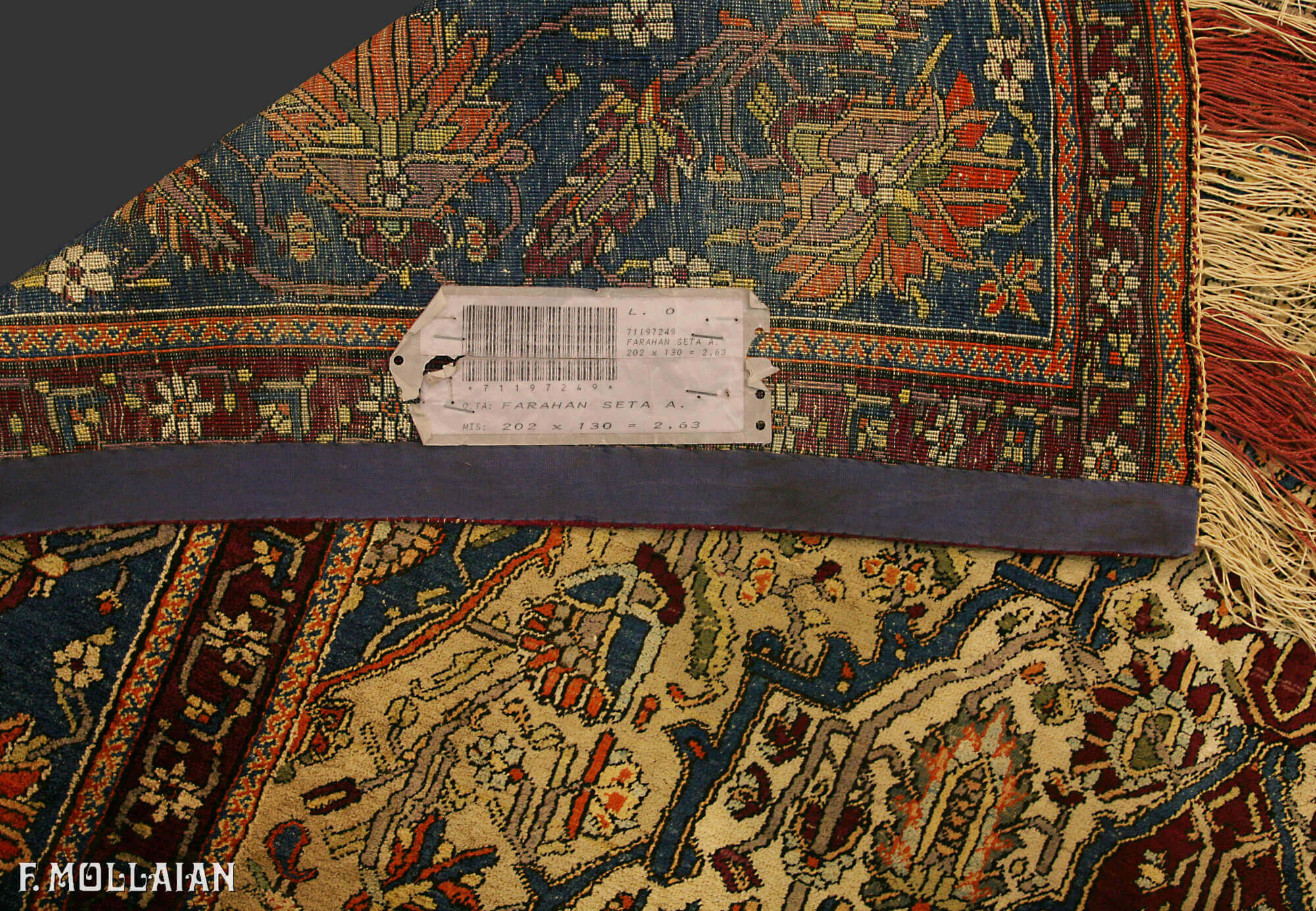 Persian Farahan Antique Silk Rug n°:71197249